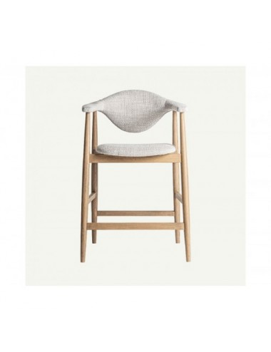 Taburete Dilbeek Madera De Haya 57x63,5x97 Estilo Contemporáneo - 1