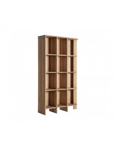 Estanteria Nara Madera Roble 120x40x210 Estilo Contemporáneo - 1