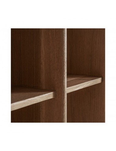 Estanteria Nara Madera Roble 120x40x210 Estilo Contemporáneo - 3
