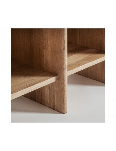 Estanteria Nara Madera Roble 120x40x210 Estilo Contemporáneo - 5