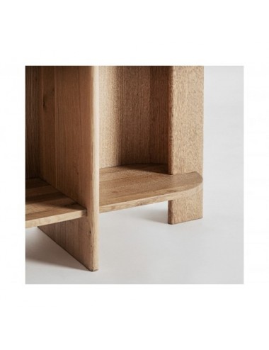 Estanteria Nara Madera Roble 120x40x210 Estilo Contemporáneo - 6