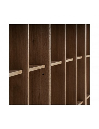 Estanteria Nara Madera Roble 120x40x210 Estilo Contemporáneo - 7