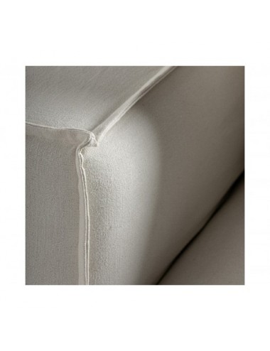 Módulo Sofá Esquinero Derecha Virolle Lino 110x110x85 Estilo Colonial - 7