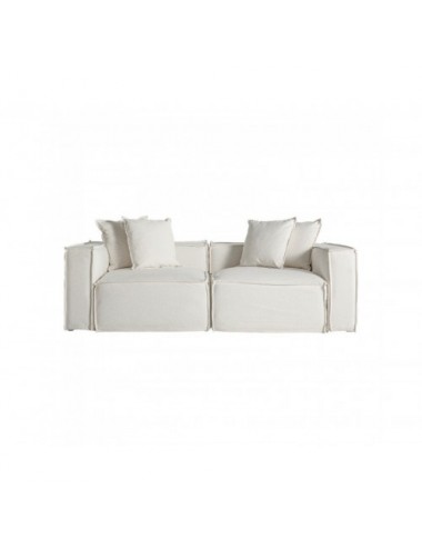 Módulo Sofá Esquinero Derecha Virolle Lino 110x110x85 Estilo Colonial - 8