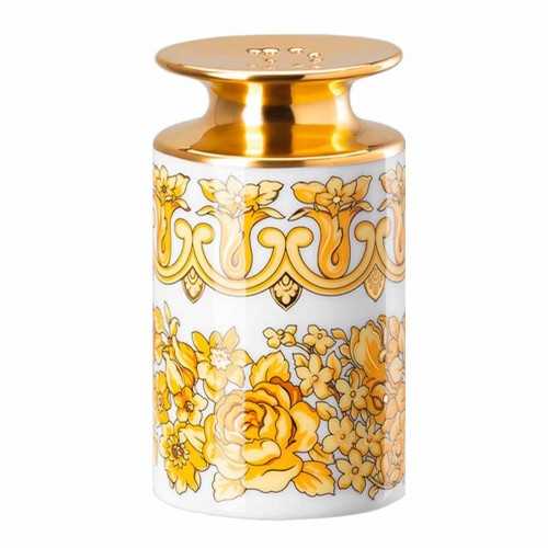 Pimentero Medusa Rhapsody porcelana blanco dorado - 1