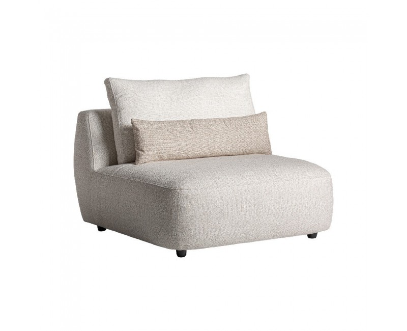 Módulo Sofá Central Wingles Madera De Alerce 124x111x90 Estilo Contemporáneo - 1