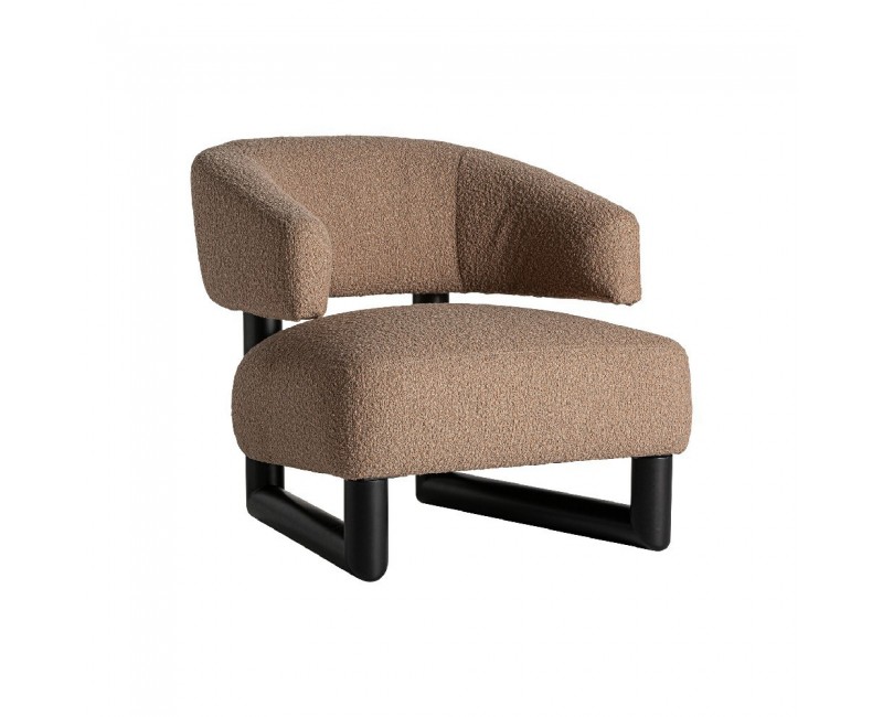 Sillón Irvin Madera De Pino 82x75x76 Estilo Contemporáneo - 1