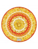Bajoplato Medusa Rhapsody porcelana rojo dorado Versace - 1