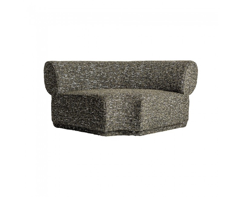 Módulo Sofá Esquinero Kozly Poliéster 158x100x73 Estilo Contemporáneo - 1