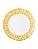 Plato Medusa Rhapsody porcelana blanco dorado 28 cm Versace - 1