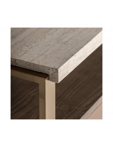 Cómoda Monza Travertino 134x50x89 Estilo Art Deco - 3