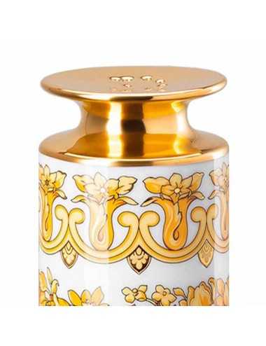 Pimentero Medusa Rhapsody porcelana blanco dorado - 1