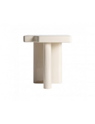 Mesa Auxiliar Suhi Madera Dm 60x60x60 Estilo Art Deco - 1