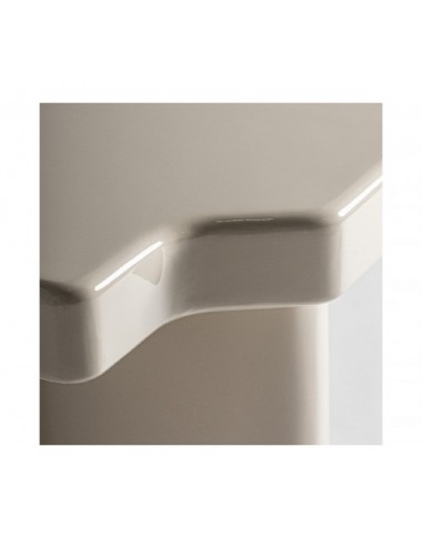 Mesa Auxiliar Suhi Madera Dm 60x60x60 Estilo Art Deco - 4