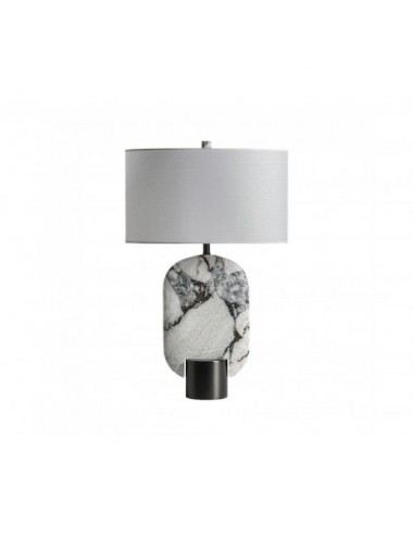 Lámpara De Sobremesa Dilash Mármol 44x29x69 Estilo Art Deco - 1