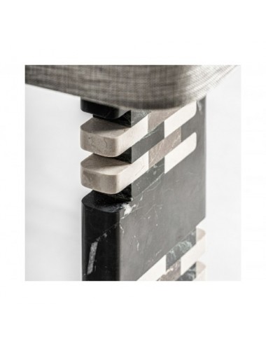 Lámpara De Sobremesa Carla Mármol 38x25x76 Estilo Art Deco - 4