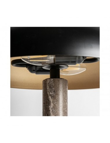 Lámpara De Sobremesa Balhsa Mármol 36x36x70 Estilo Art Deco - 4