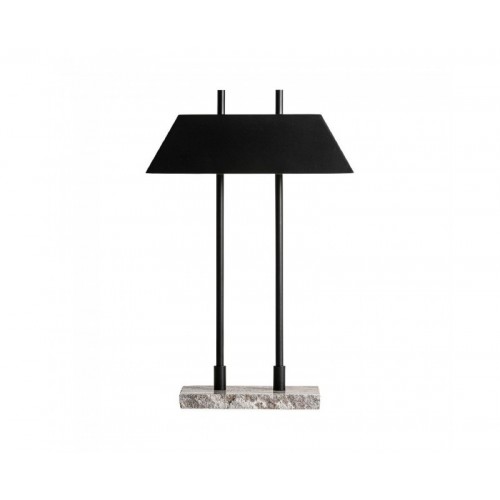 Lámpara De Sobremesa Dalhea Mármol 42x18x64 Estilo Art Deco - 1