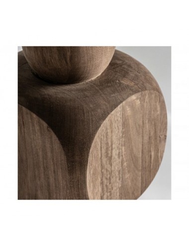 Lámpara De Pie Cogne Madera De Mango 50x50x164 Estilo Contemporáneo - 3