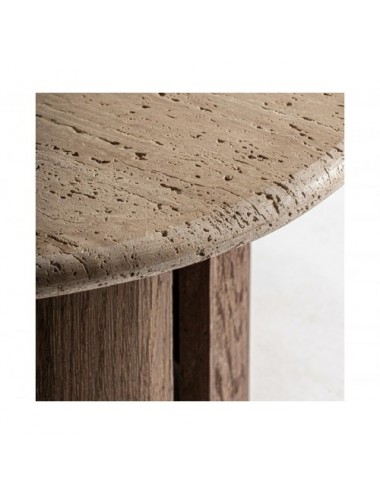 Mesa De Centro Lemming Madera Recuperada 80x80x40 Estilo Rústico - 3