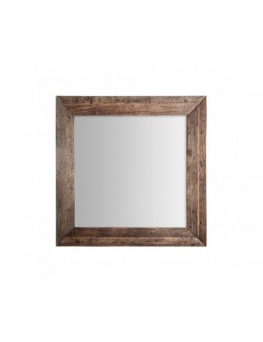 Espejo Skorup Madera Recuperada 200x200x9 Estilo Colonial - 1