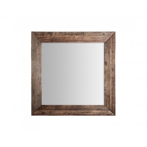 Espejo Skorup Madera Recuperada 200x200x9 Estilo Colonial - 1