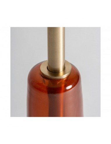 Mesa Auxiliar Colmar Vidrio 31x31x71 Estilo Art Deco - 3