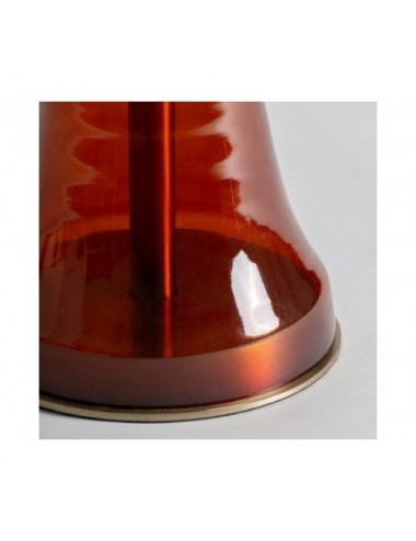 Mesa Auxiliar Colmar Vidrio 31x31x71 Estilo Art Deco - 4