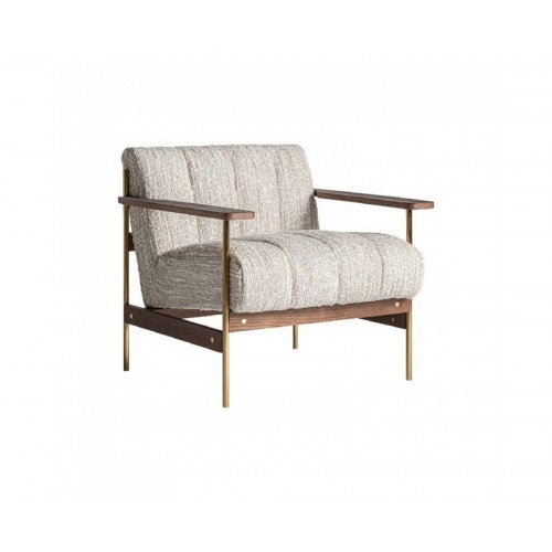 Sillón Habouey Poliéster 77x78x74 Estilo Art Deco - 1