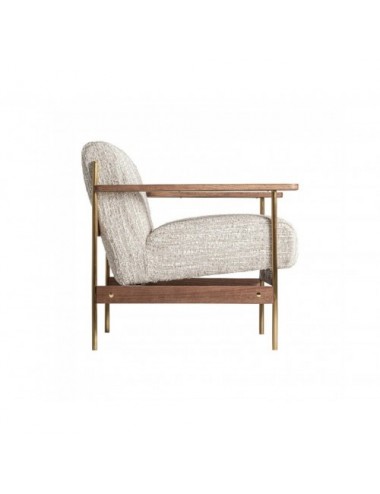 Sillón Habouey Poliéster 77x78x74 Estilo Art Deco - 3