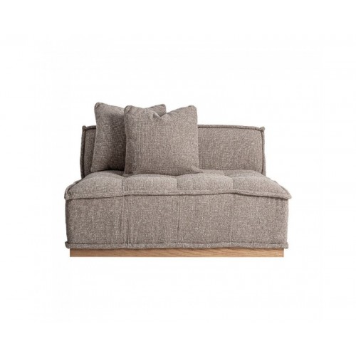 Módulo Sofá Central Aspach Poliéster 122x122x84 Estilo Contemporáneo - 1