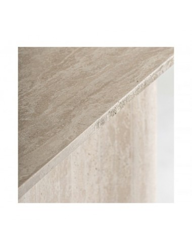 Consola Thiennes Travertino 160x45x80 Estilo Art Deco - 3