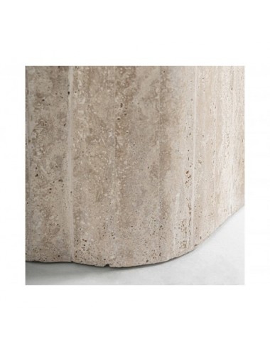 Consola Thiennes Travertino 160x45x80 Estilo Art Deco - 4