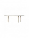 Mesa Comedor Thiennes Travertino 234x105x76,5 Estilo Art Deco - 1