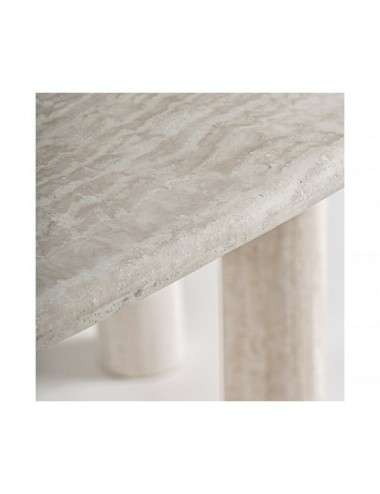 Mesa Comedor Thiennes Travertino 234x105x76,5 Estilo Art Deco - 4