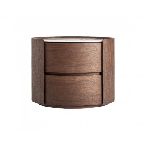 Mesita De Noche Stuetta Madera Contrachapada 60x40x48 Estilo Contemporáneo - 1