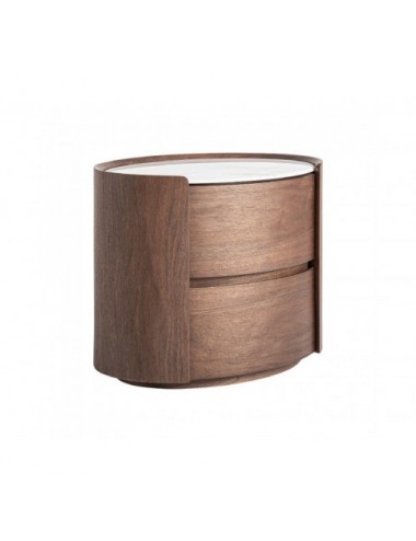 Mesita De Noche Stuetta Madera Contrachapada 60x40x48 Estilo Contemporáneo - 1