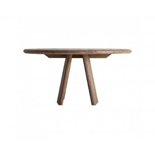 Mesa De Jantar Ardoix Madera De Mango 150x150x75 Estilo Contemporáneo - 1