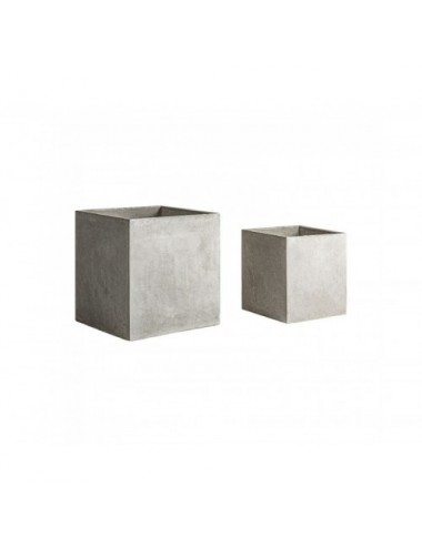 Macetero Loris J 2 Terracota 70x70x70 56x56x56 Estilo Industrial - 1