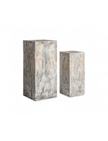 Peana Arvit J 2 Terracota 40x40x90 30x30x70 Estilo Industrial - 1