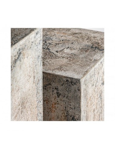 Peana Arvit J 2 Terracota 40x40x90 30x30x70 Estilo Industrial - 4