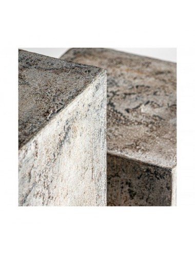 Peana Arvit J 2 Terracota 40x40x90 30x30x70 Estilo Industrial - 5