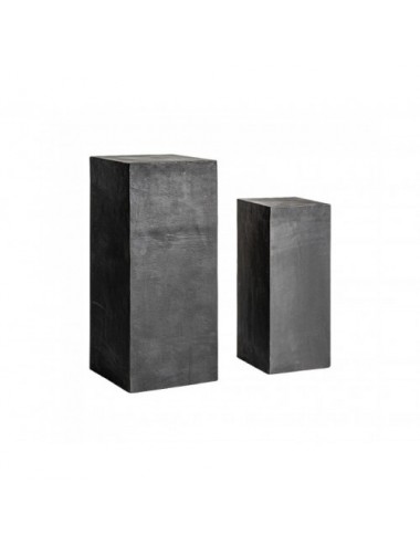 Peana Elio J 2 Terracota 40x40x90 30x30x70 Estilo Industrial - 1