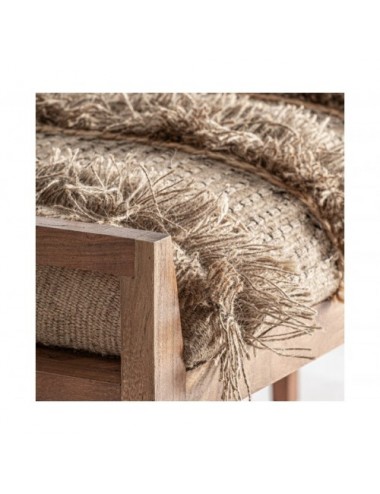 Banco Corao Madera De Mango 110x47x51 Estilo Boho - 4