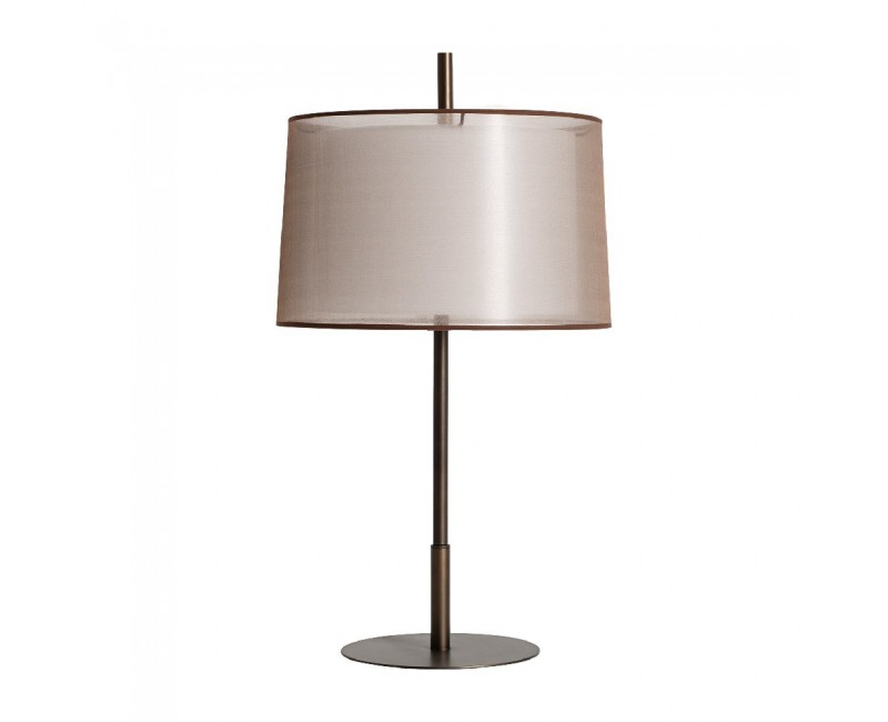 Lámpara De Sobremesa Amelie Acero 43x43x76 Estilo Art Deco - 1