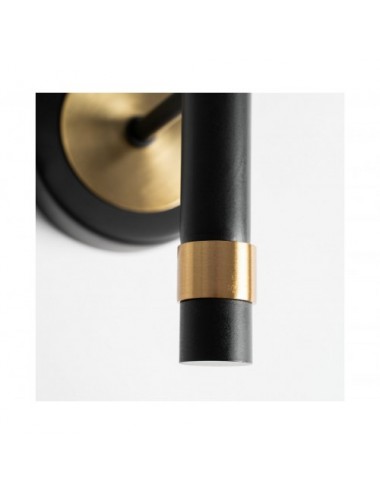 Aplique Cloe Acero 14x18x33 Estilo Art Deco - 5