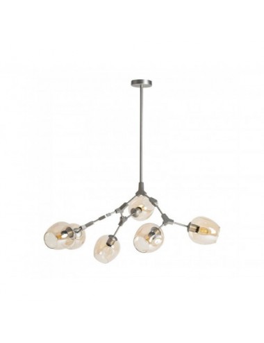 Lámpara De Colgar Jhana Acero 100x60x95 Estilo Art Deco - 1