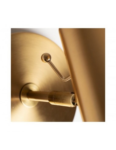 Aplique Zoe Acero 16x19x20 Estilo Art Deco - 4