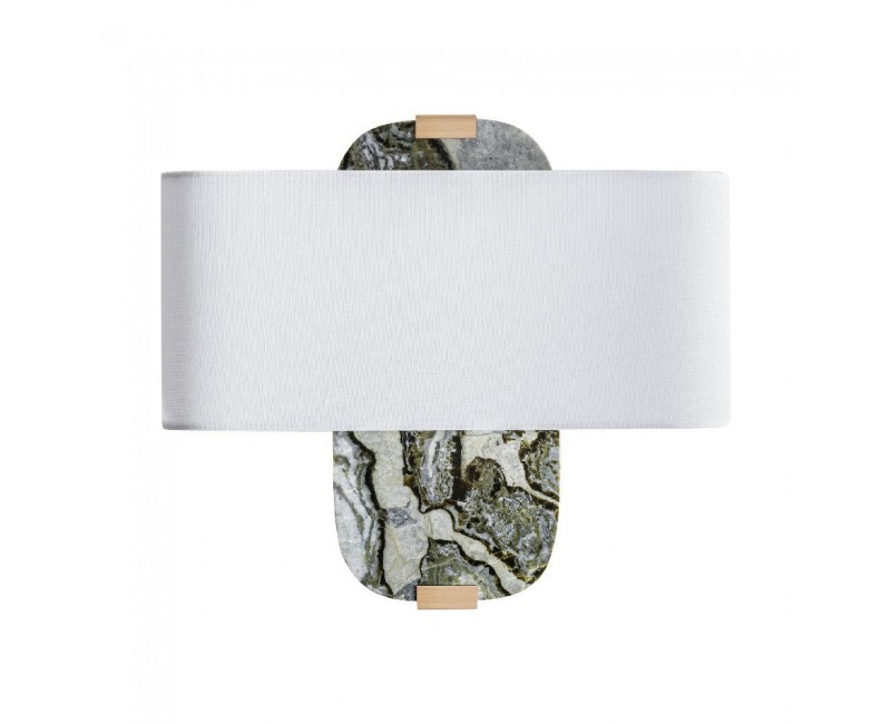 Aplique Glaese Mármol 36x13x32 Estilo Art Deco - 1