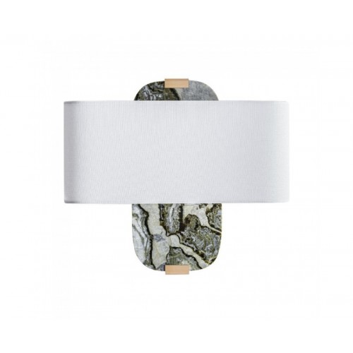 Aplique Glaese Mármol 36x13x32 Estilo Art Deco - 1